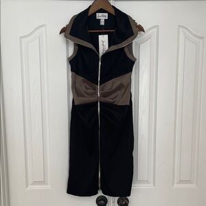 Joseph Ribkoff NWT full zipper front Mini Dress sz 6